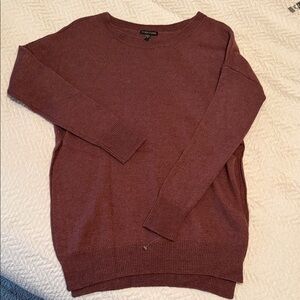 Deep Red Knit Sweater